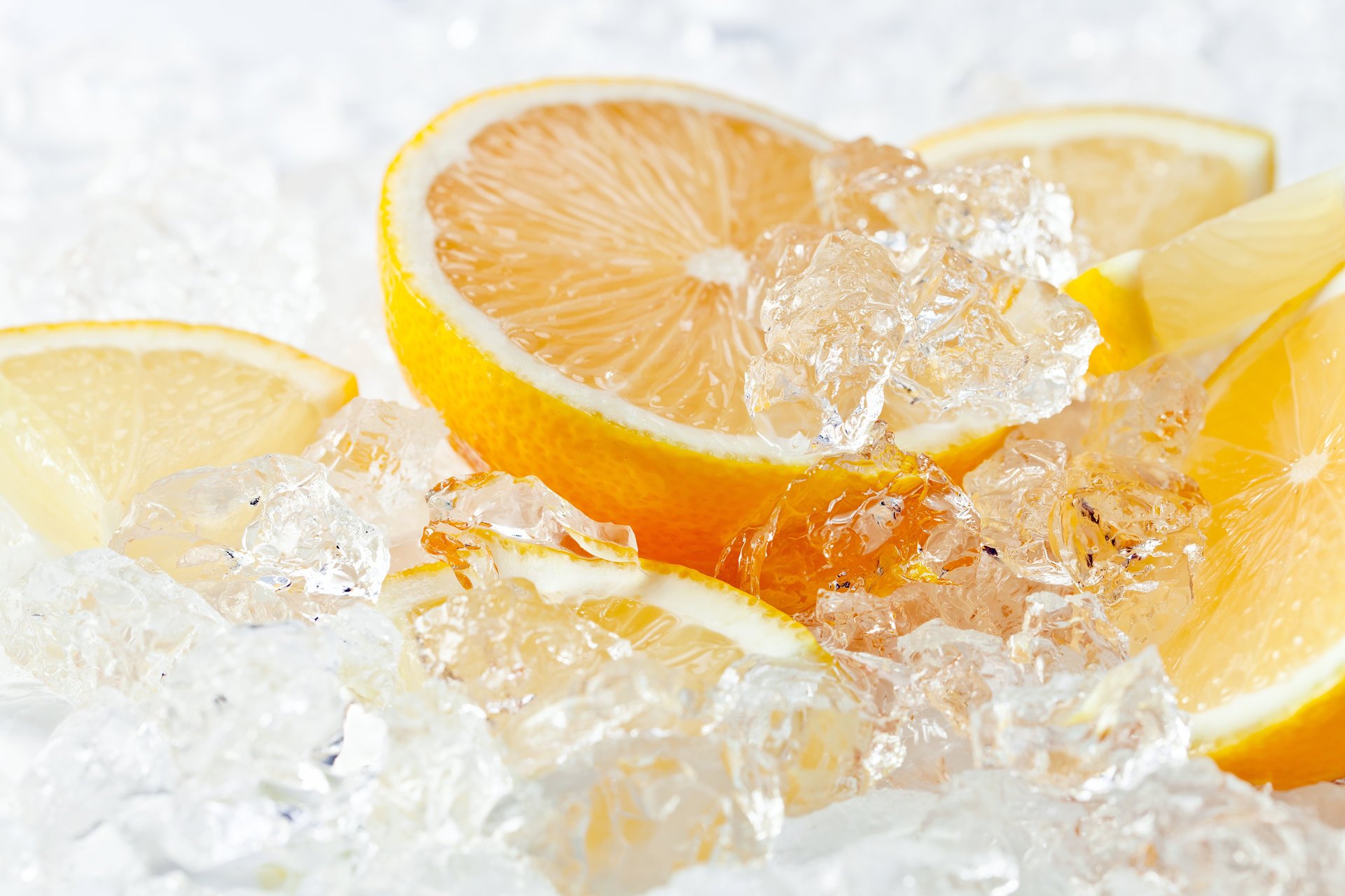 lemon fruit ice