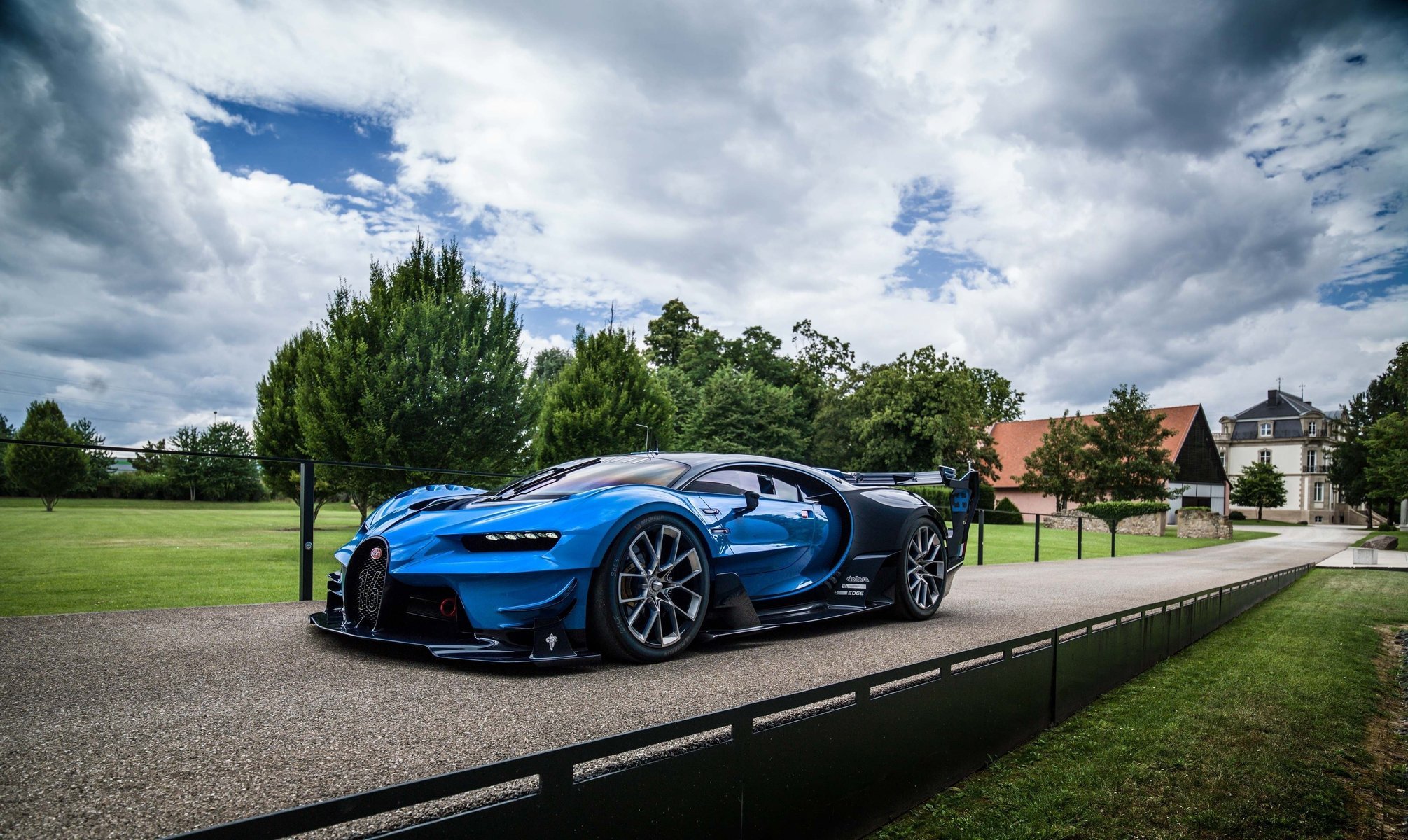 bugatti supercar road