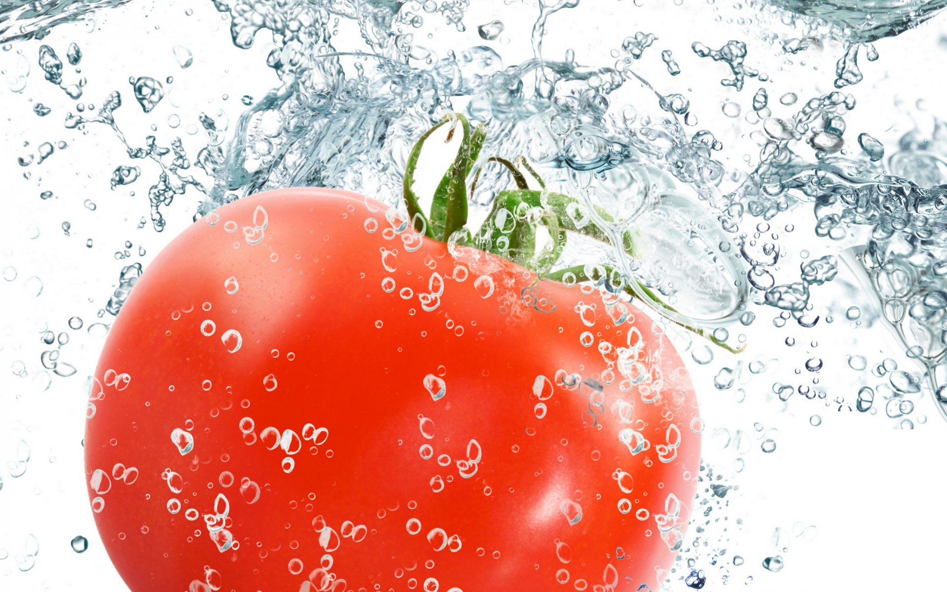 tomaten rot wasser tropfen spray gemüse gemüse tomate rot spritzer frische