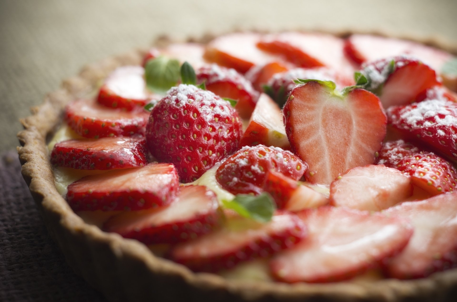 essen erdbeere beere kuchen hintergrund tapete widescreen vollbild widescreen widescreen