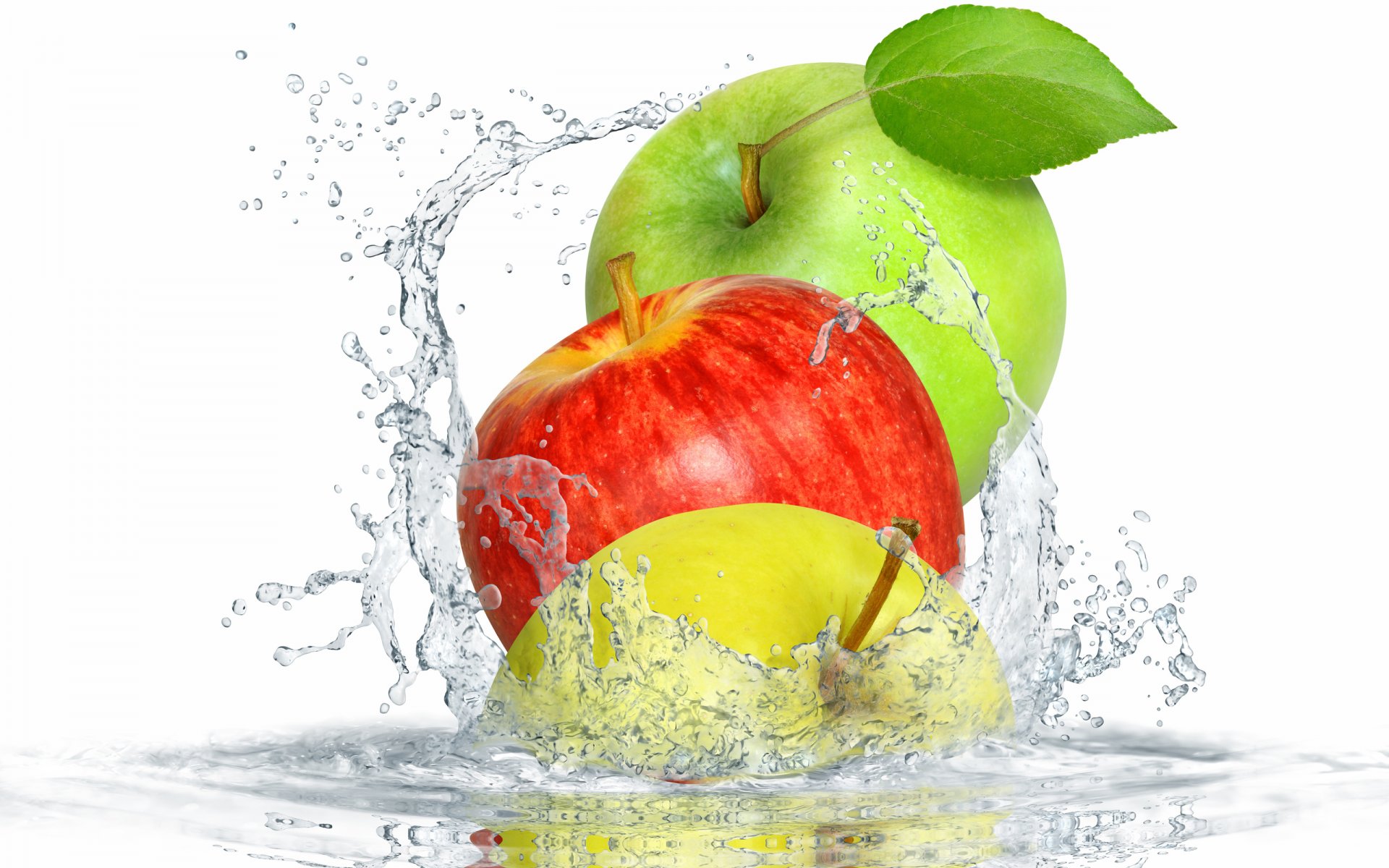 manzana agua espray