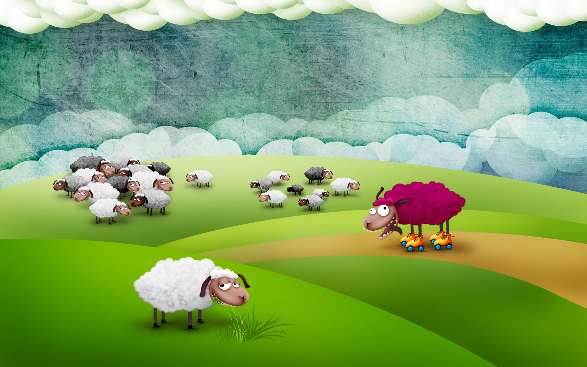 heep the field mad sheep