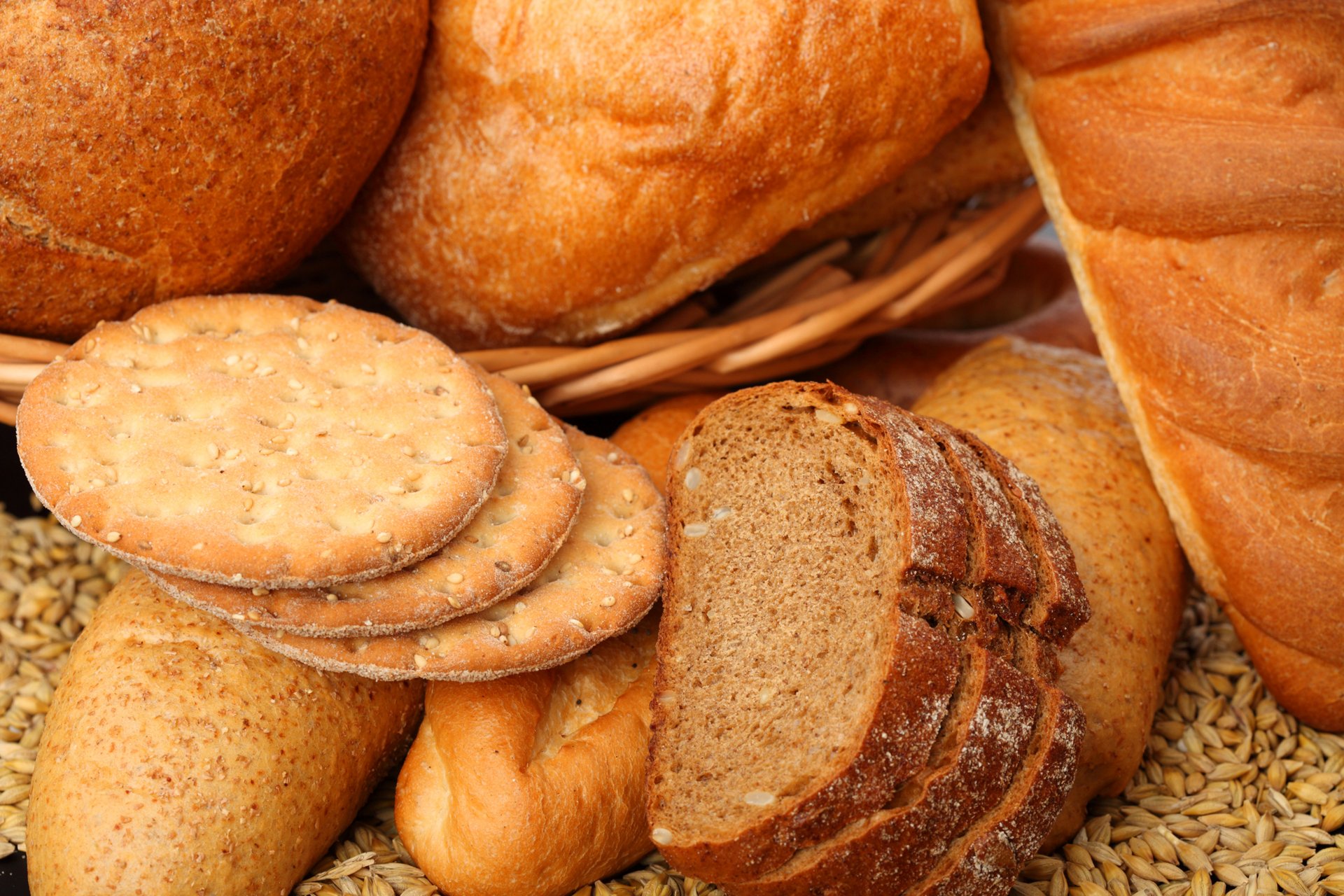 getreide brot gebäck scheiben kekse kreuzkümmel