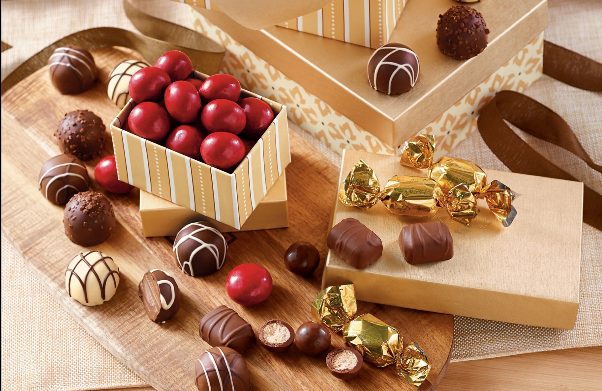 boîte cadeau chocolat bonbons