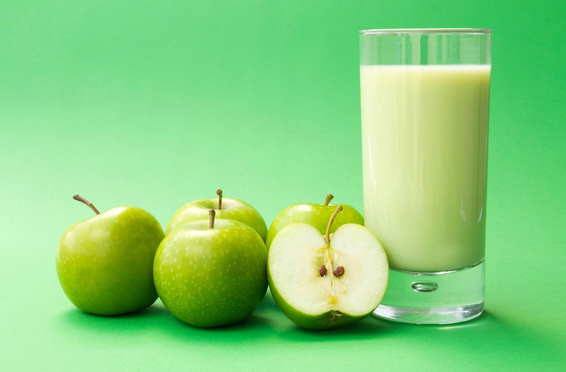 food apple apples green milk background wallpaper widescreen full screen hd wallpaper