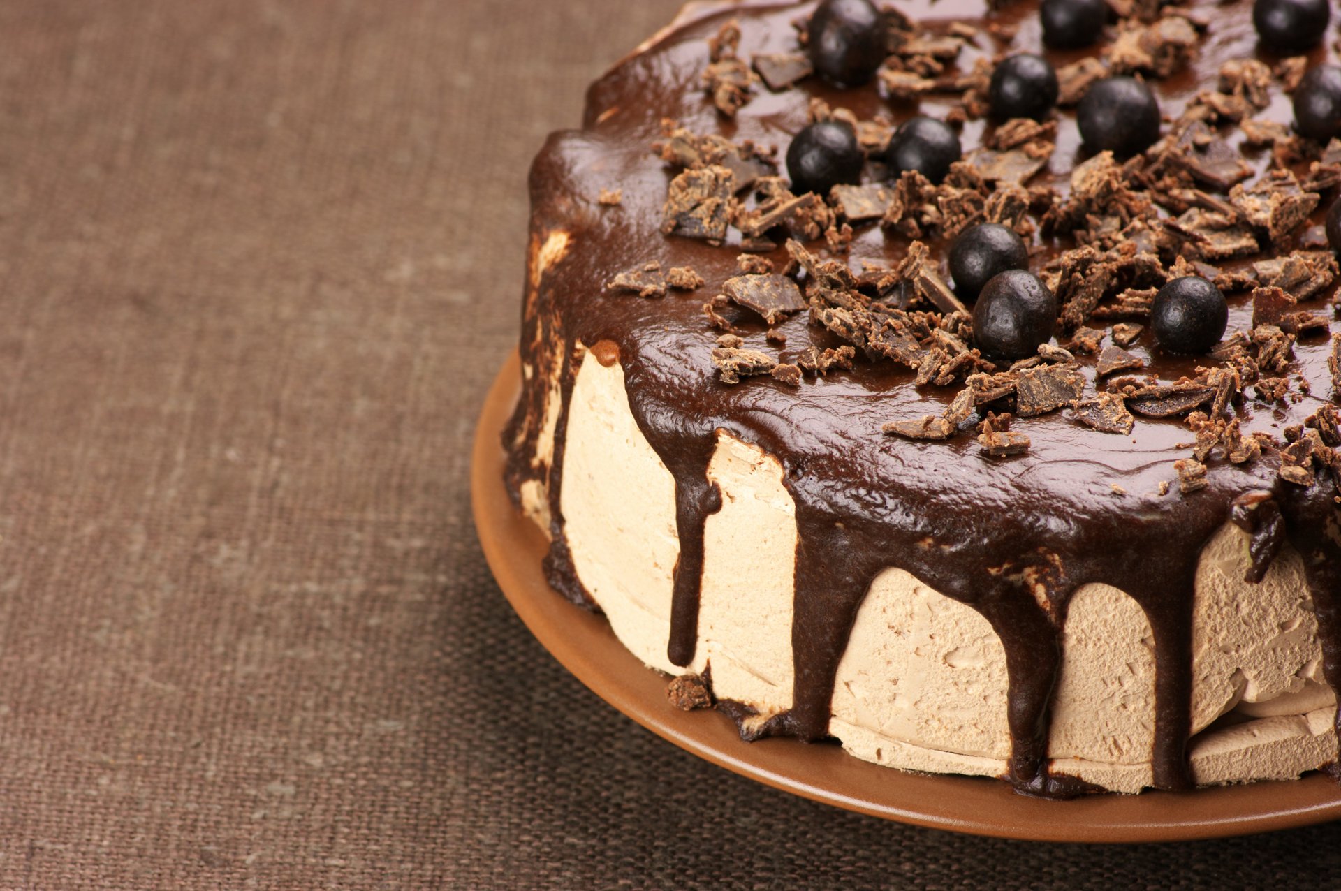 gâteau soufflé crème chocolat boules dessert doux nourriture