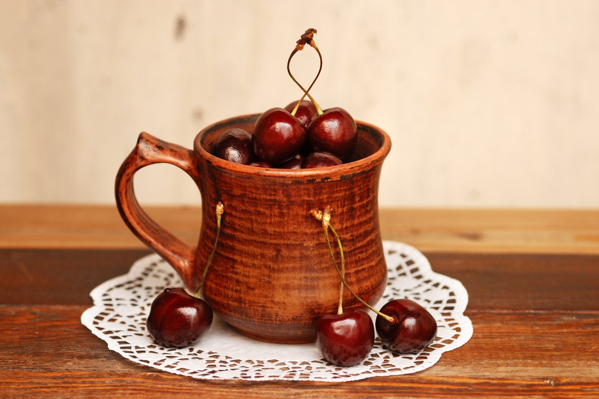 food cherry berry brown background wallpaper widescreen full screen hd wallpapers fullscreen