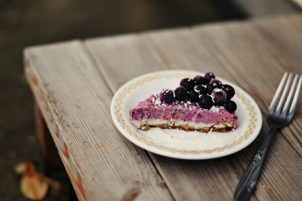 Sommertag. Johannisbeerkuchen