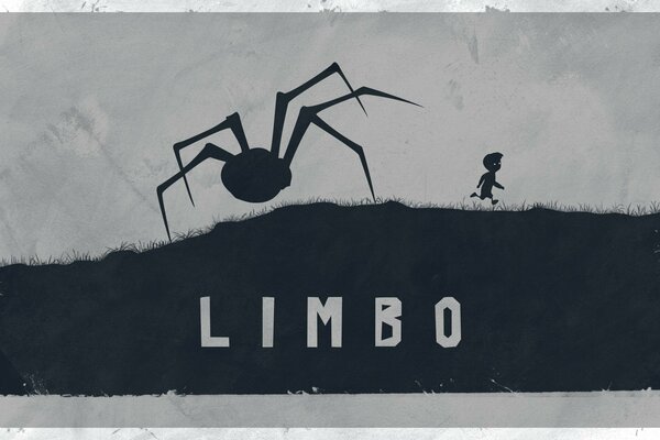 Screensaver of the game about a boy and a spider