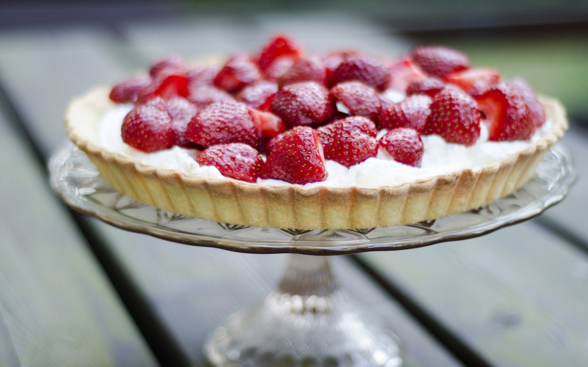 torta fragola dolce sfocatura