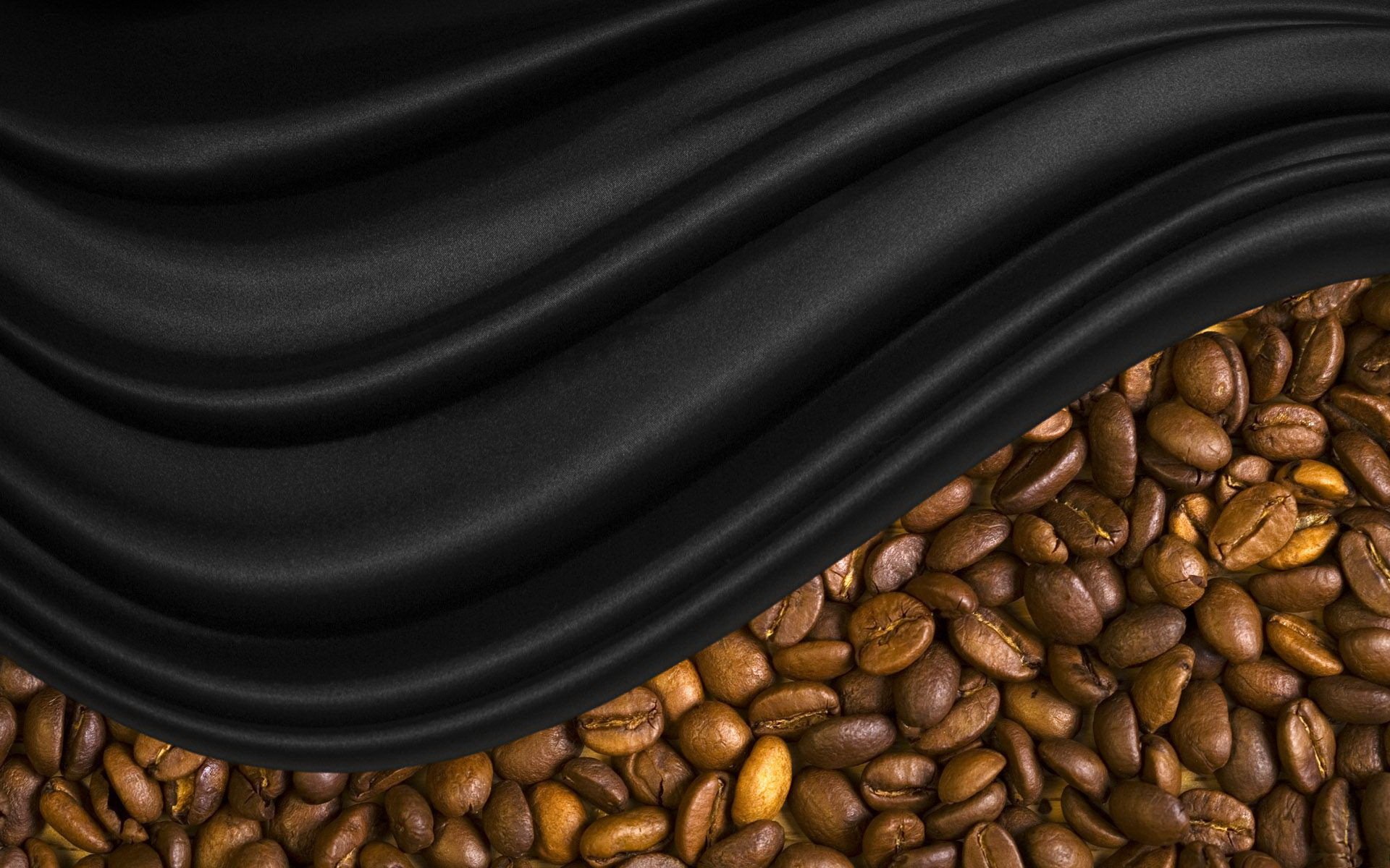 coffee grain black silk