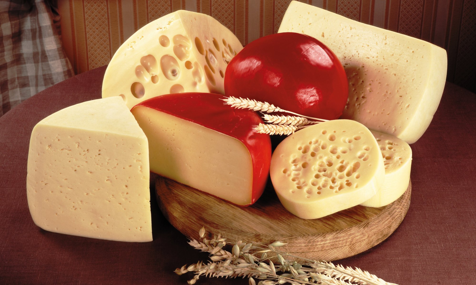 fromage variétés différentes planche