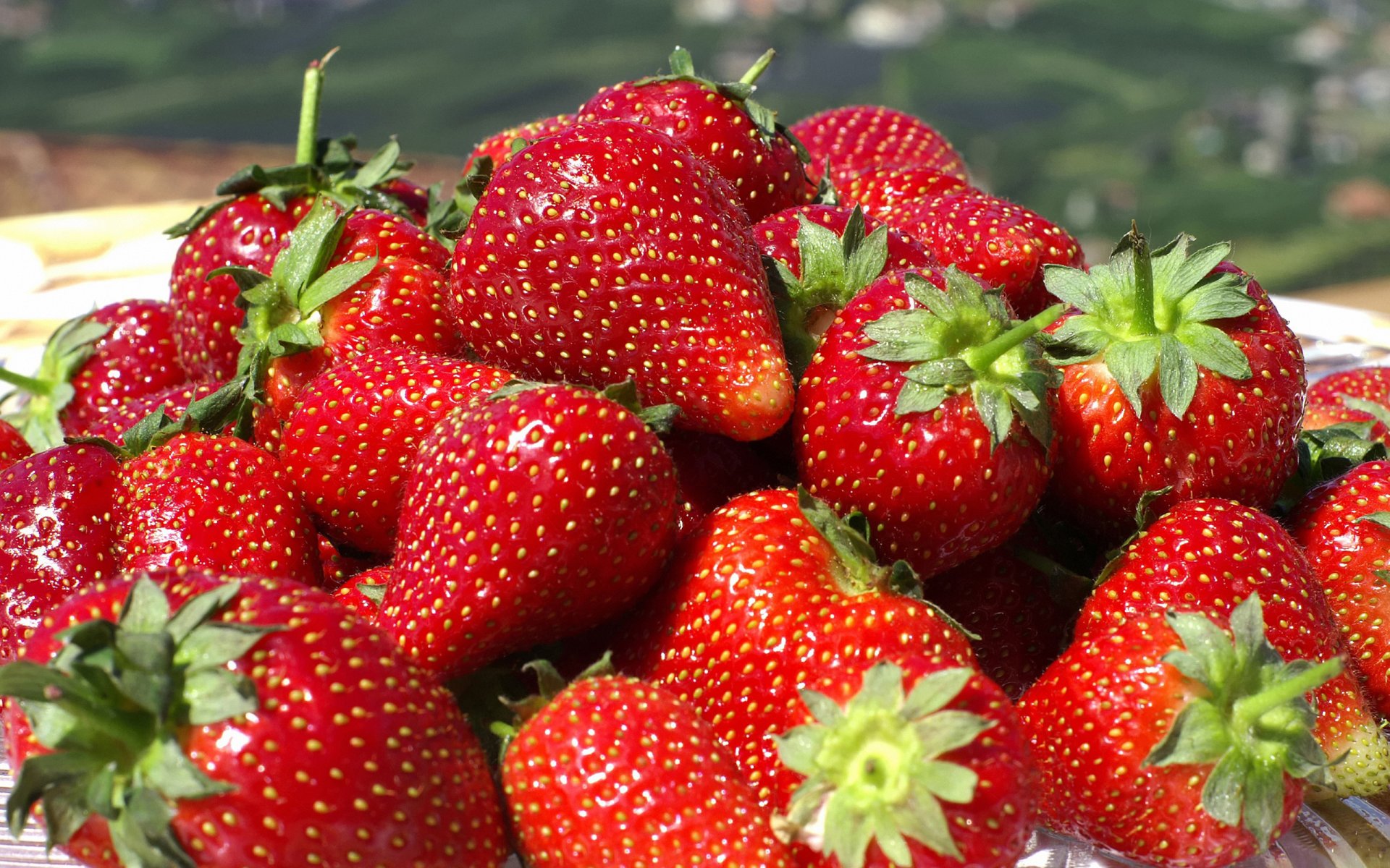 fragola bacca carta da parati