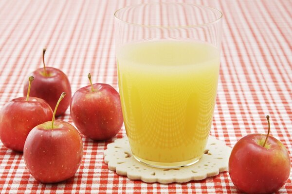 Composition of natural apple juice