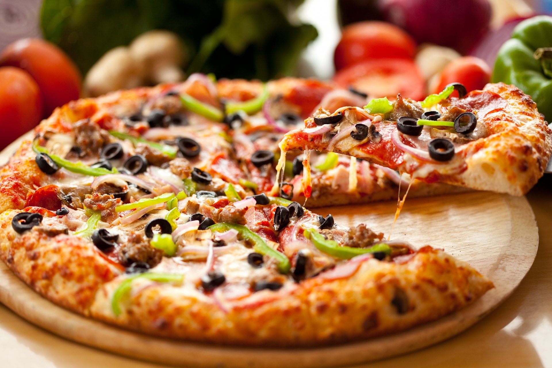 pizza jedzenie
