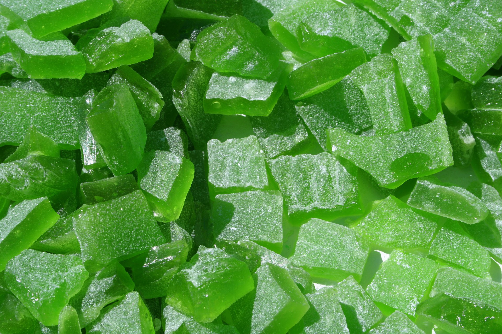 marmelade vert morceaux
