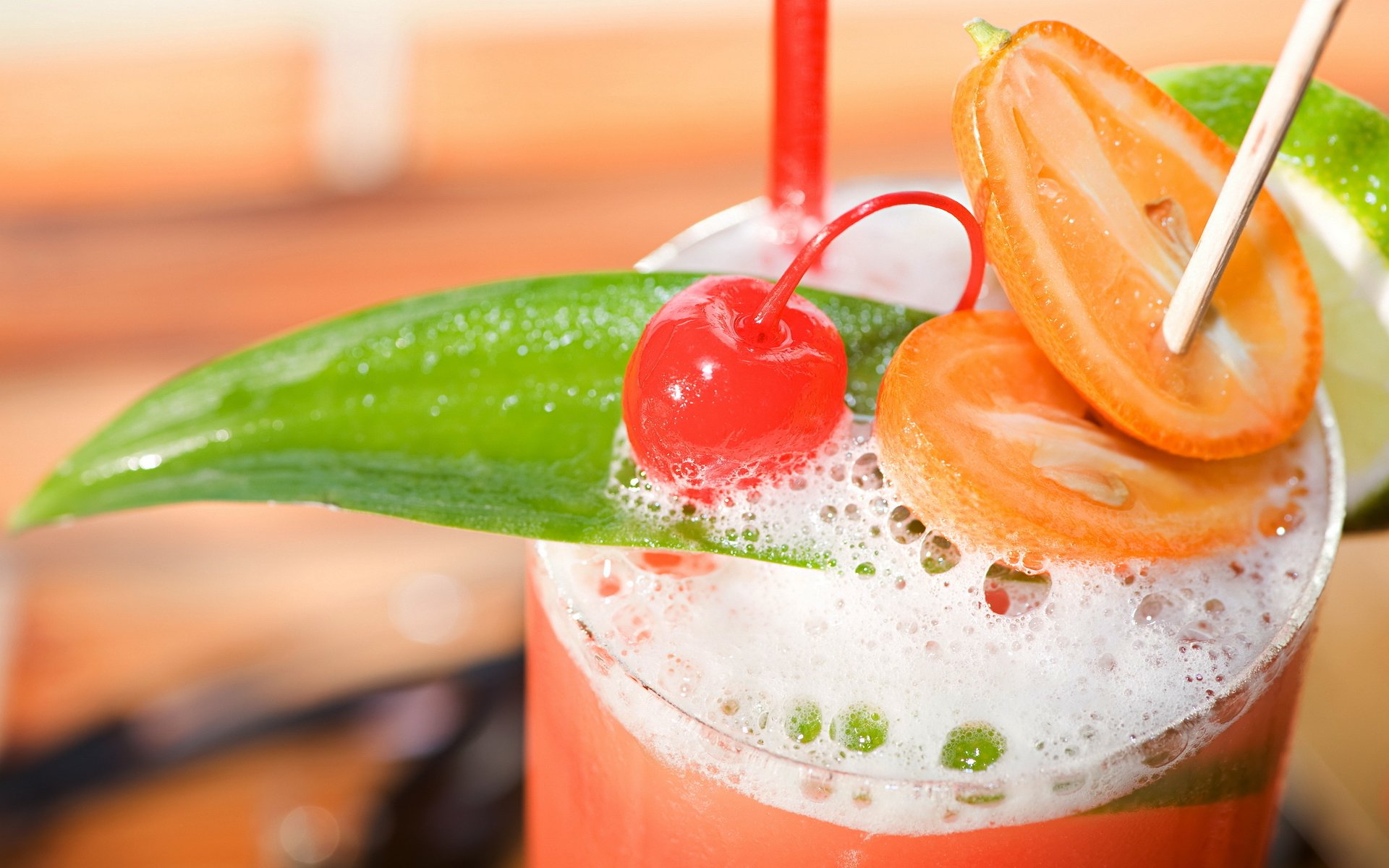 cocktail bevanda bicchiere ciliegia frutta bevono vetro macro