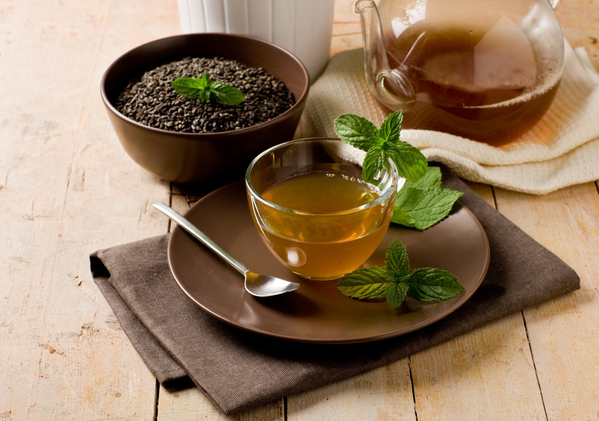 tazza tè menta infusore