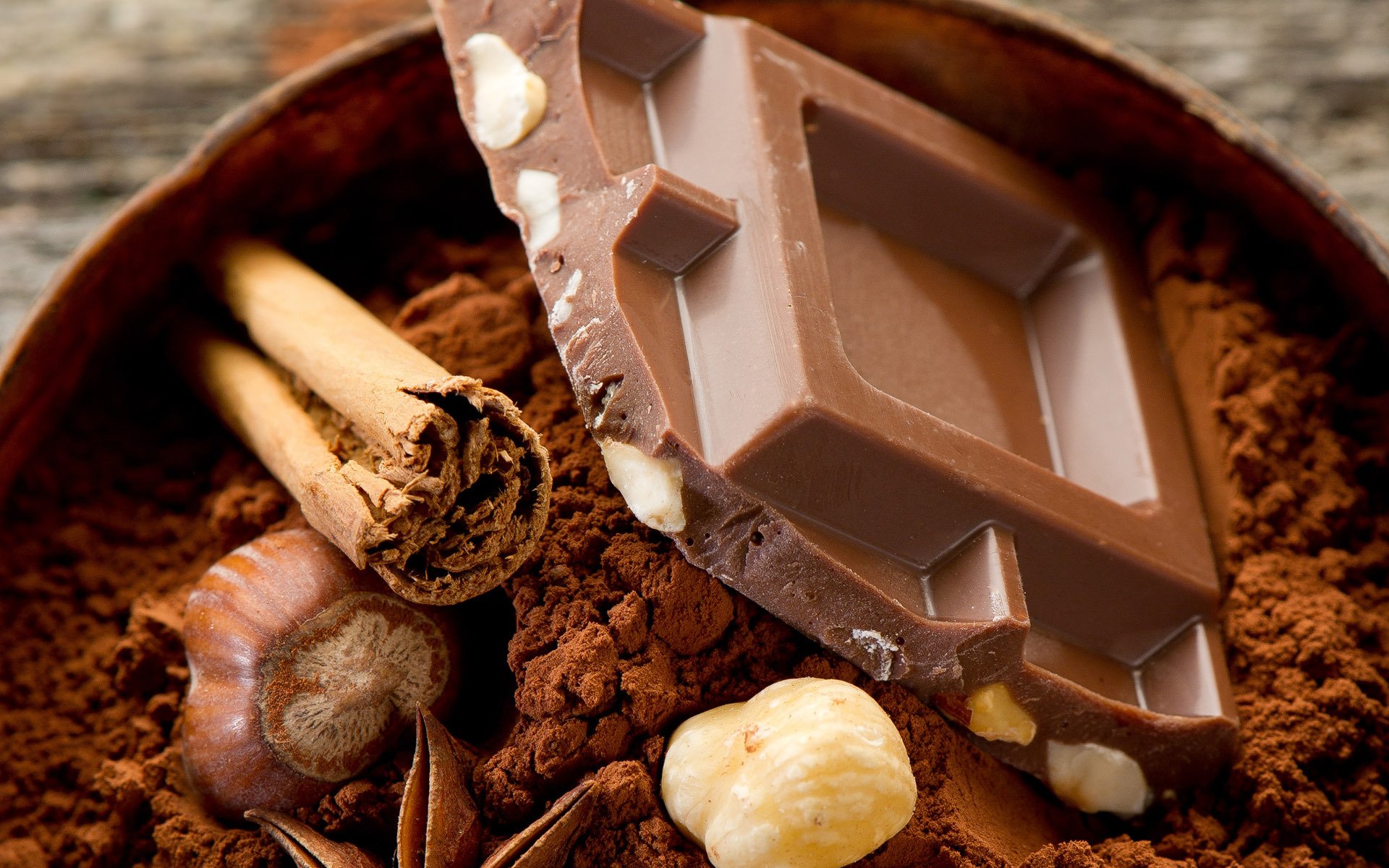 cioccolato cacao noci dolce dessert cibo noci cibo 1920x1200