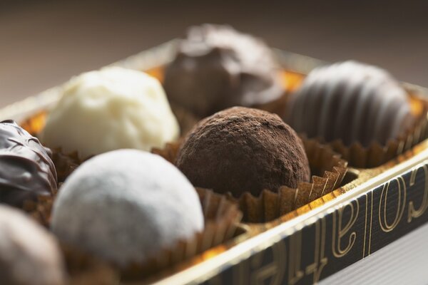 Boîte de chocolats haut de gamme