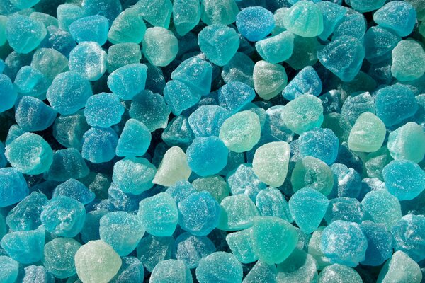 Mermelada de color azul