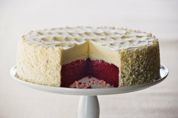 Pyszny deser z ciasta Cheesecake
