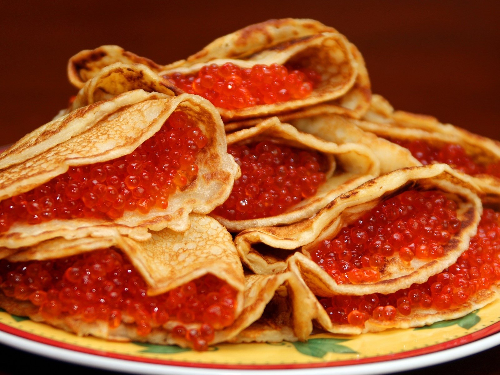 frittelle caviale cibo