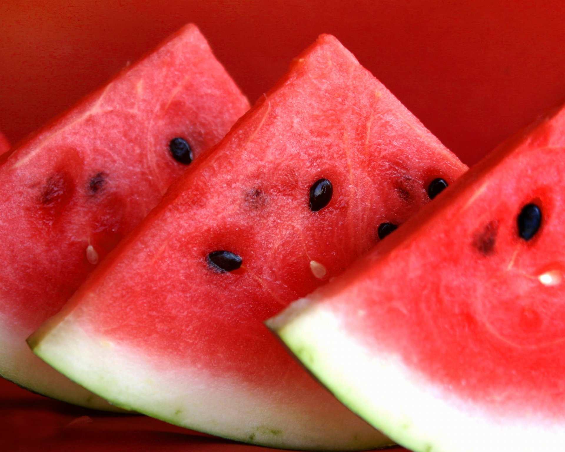 wassermelone scheiben sehr lecker