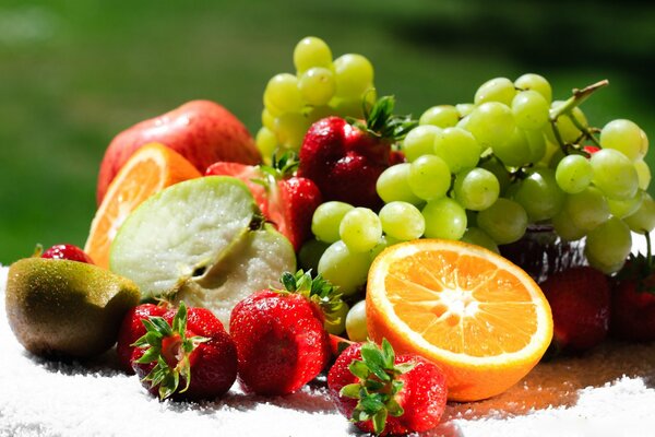 Fruit salad. Summer mix