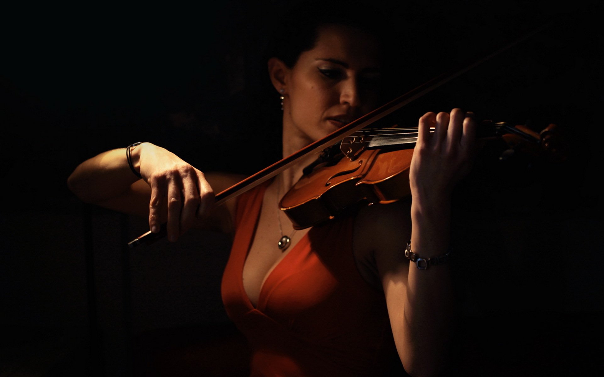 ragazza violino musica