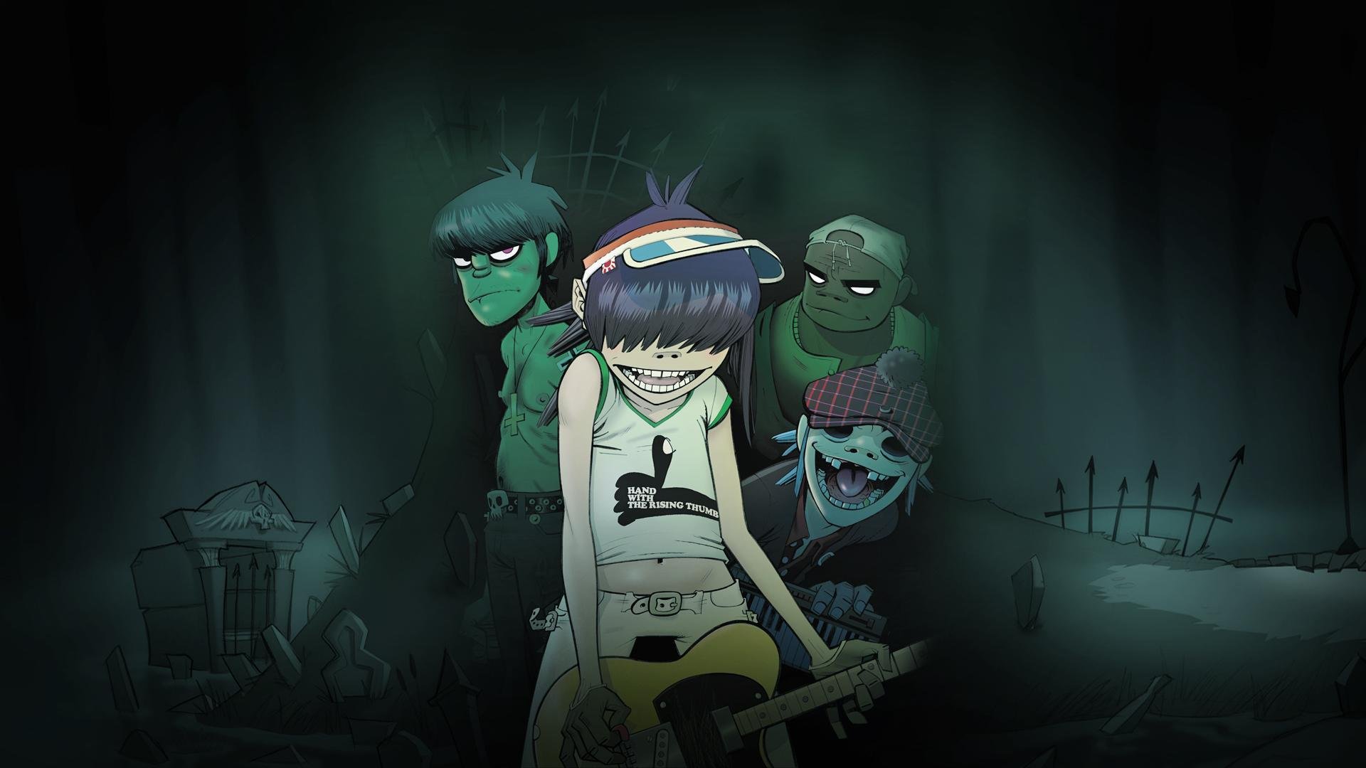 gorilaz gorillaz cartoon murdoch noodle 2d russell animation virtual project