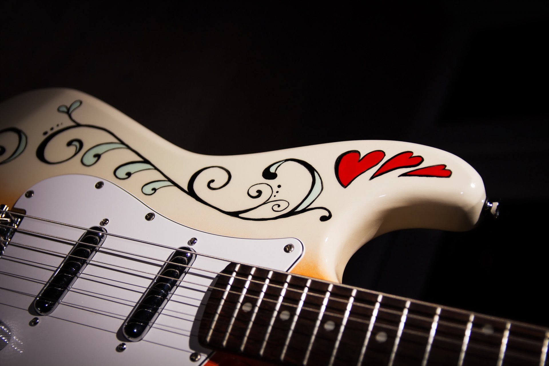 guitare gros plan musique