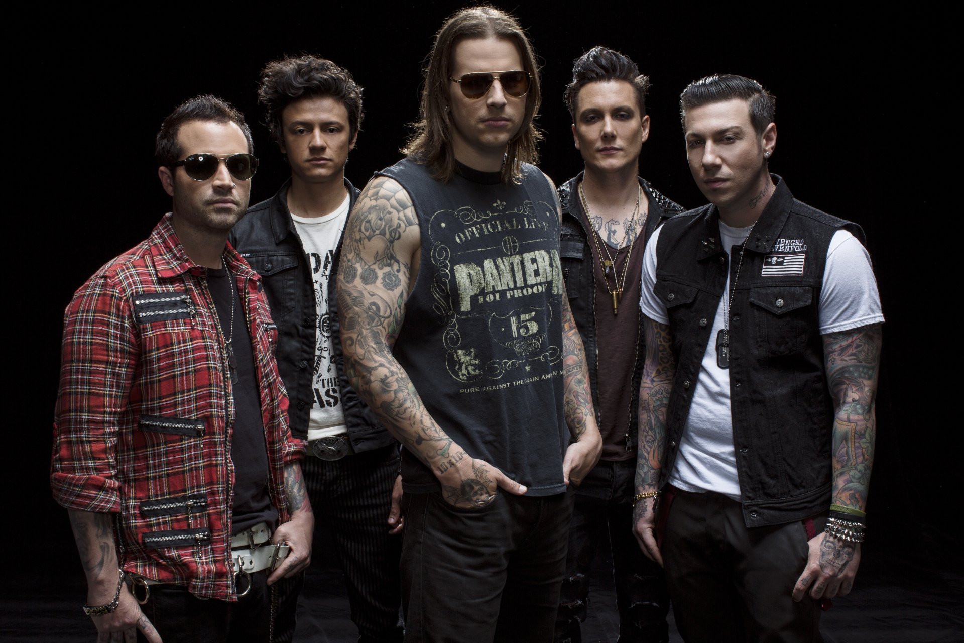 avenged sevenfold a7x band johnny christ erin elahai m. schatten sinister gates zacky rache heavy metal hard rock