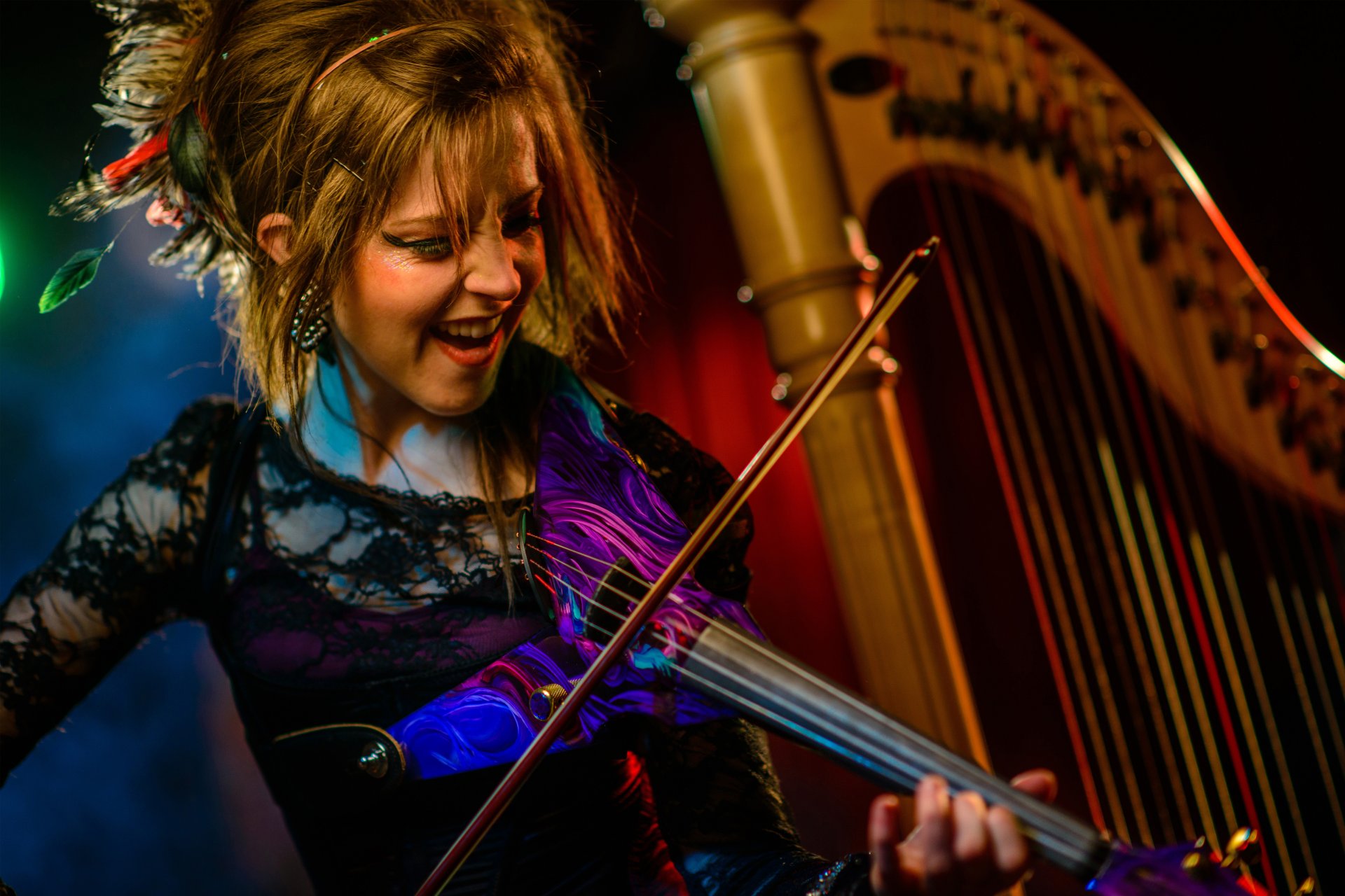 lindsey stirling violin harp