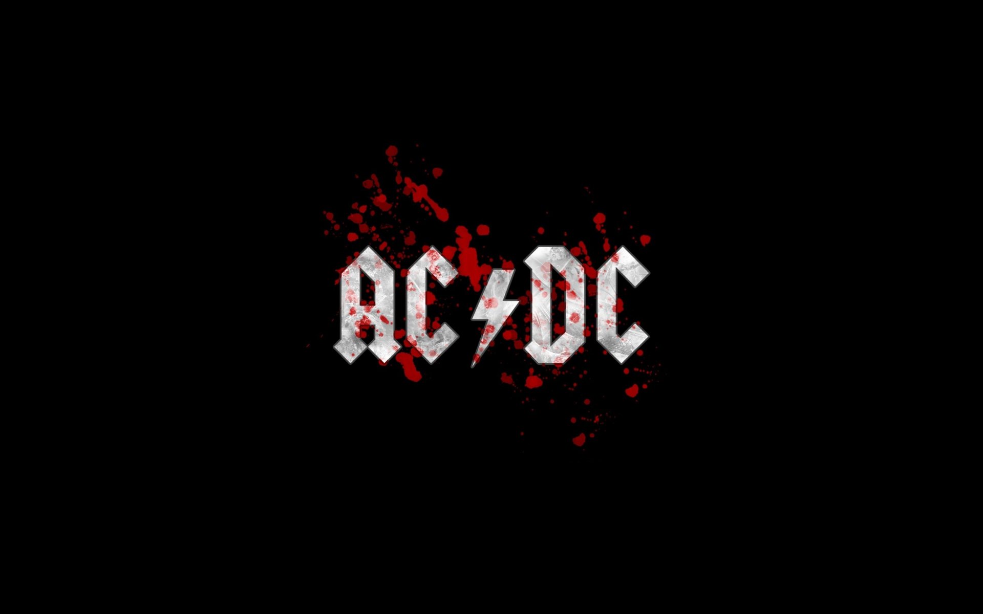 ac / dc rock muzyka hard rock logo czarny