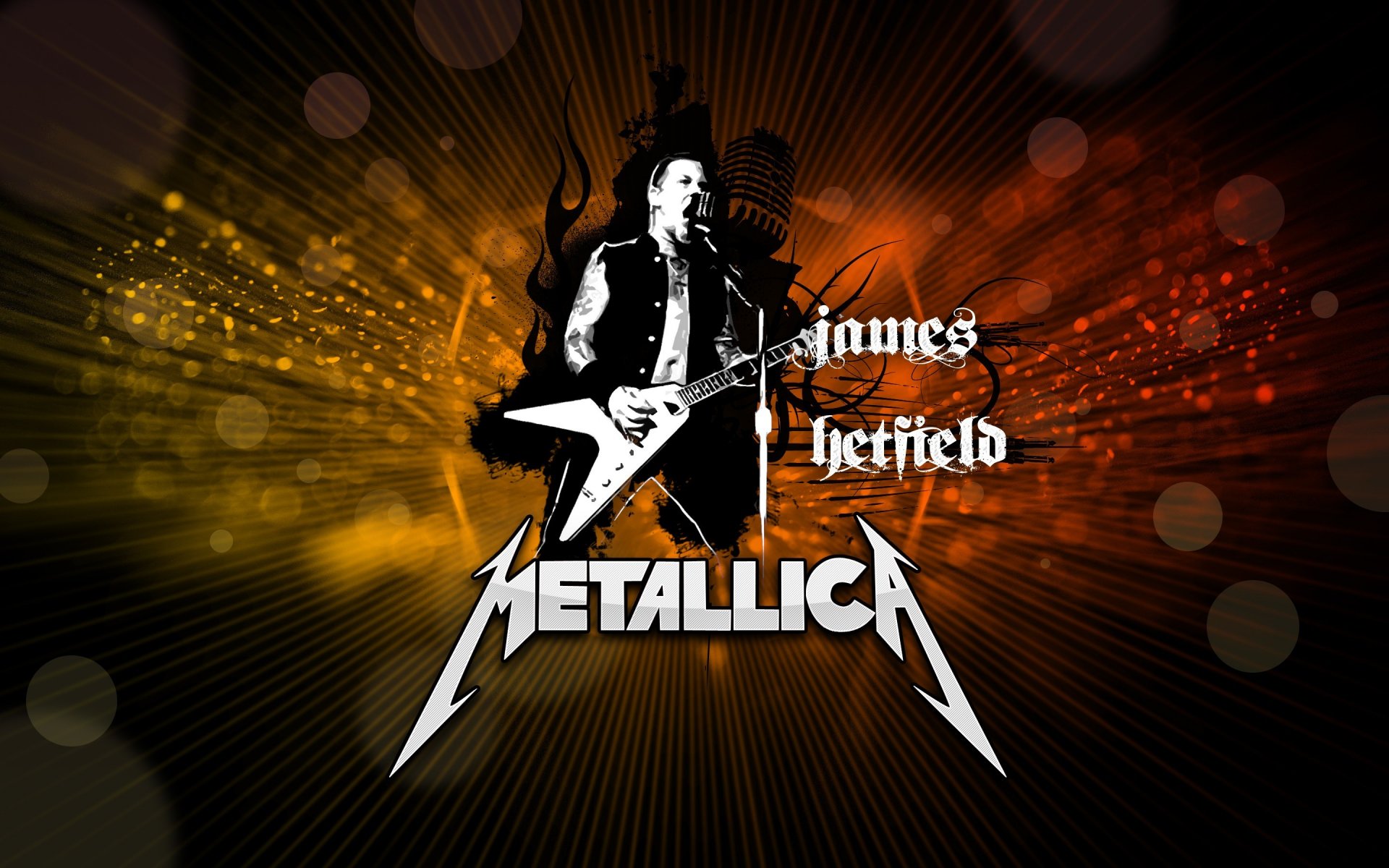 james hetfield metallica rock metal metallic guitarist electric