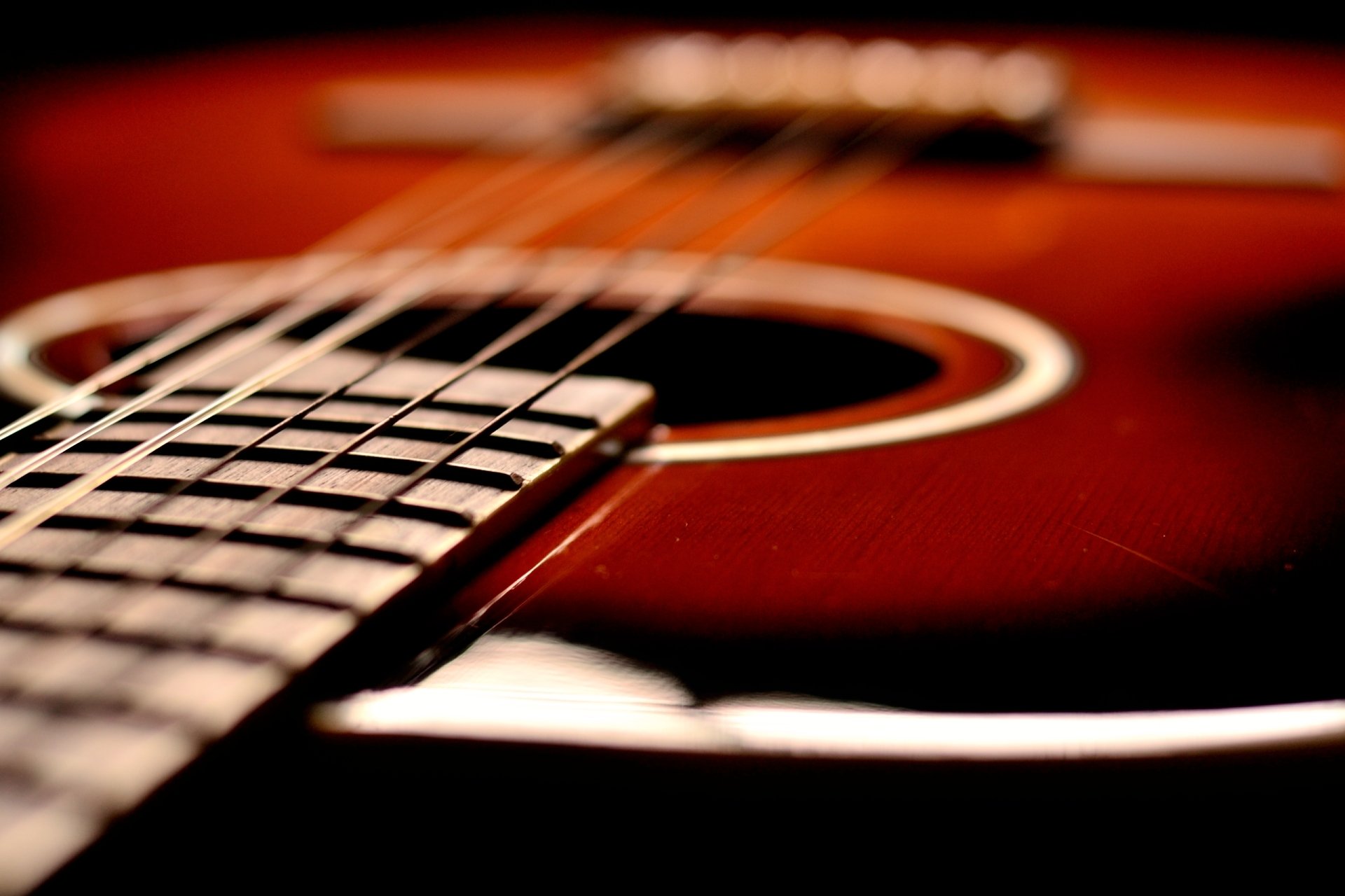 guitarra música macro