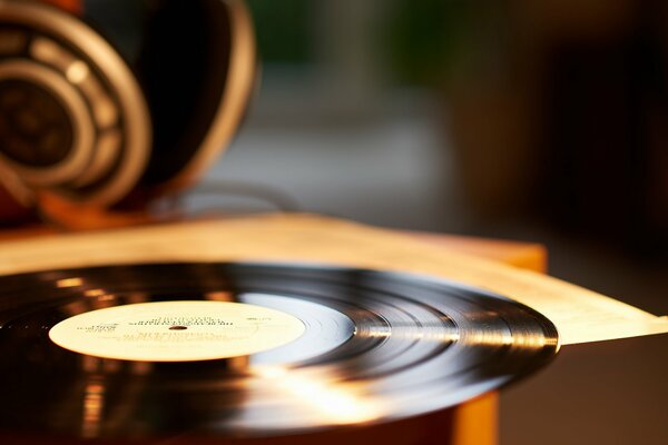 Alte Schallplatten Musik mit Vinyl