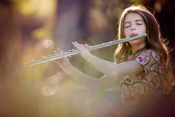 The flute is the delight of your ears