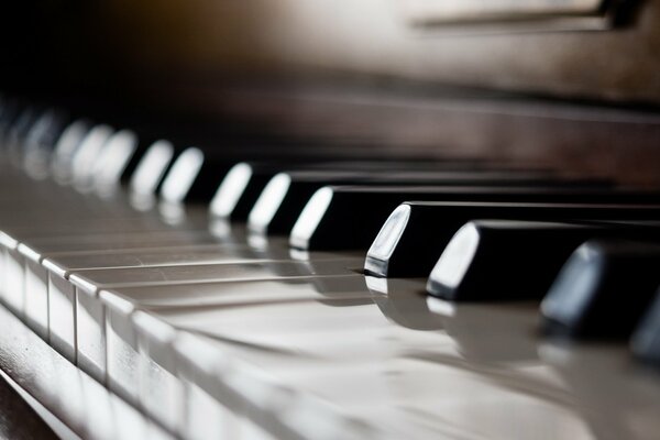 Macro d un piano cher Vintage