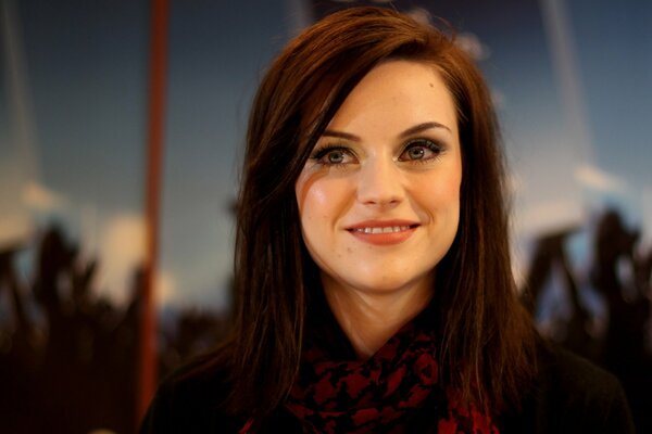 Amy macdonald lächelnd glücklich porträt