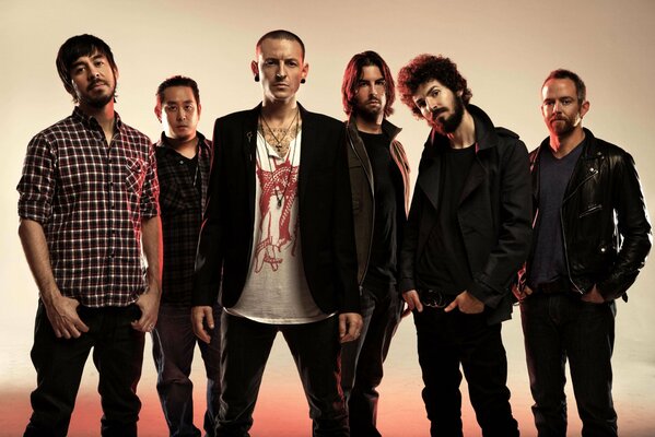 Photo of the Linkin park group