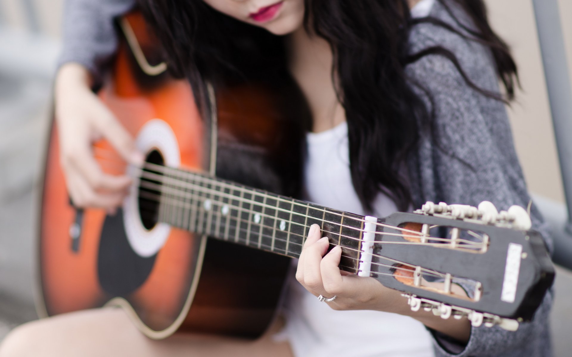 fille guitare musique