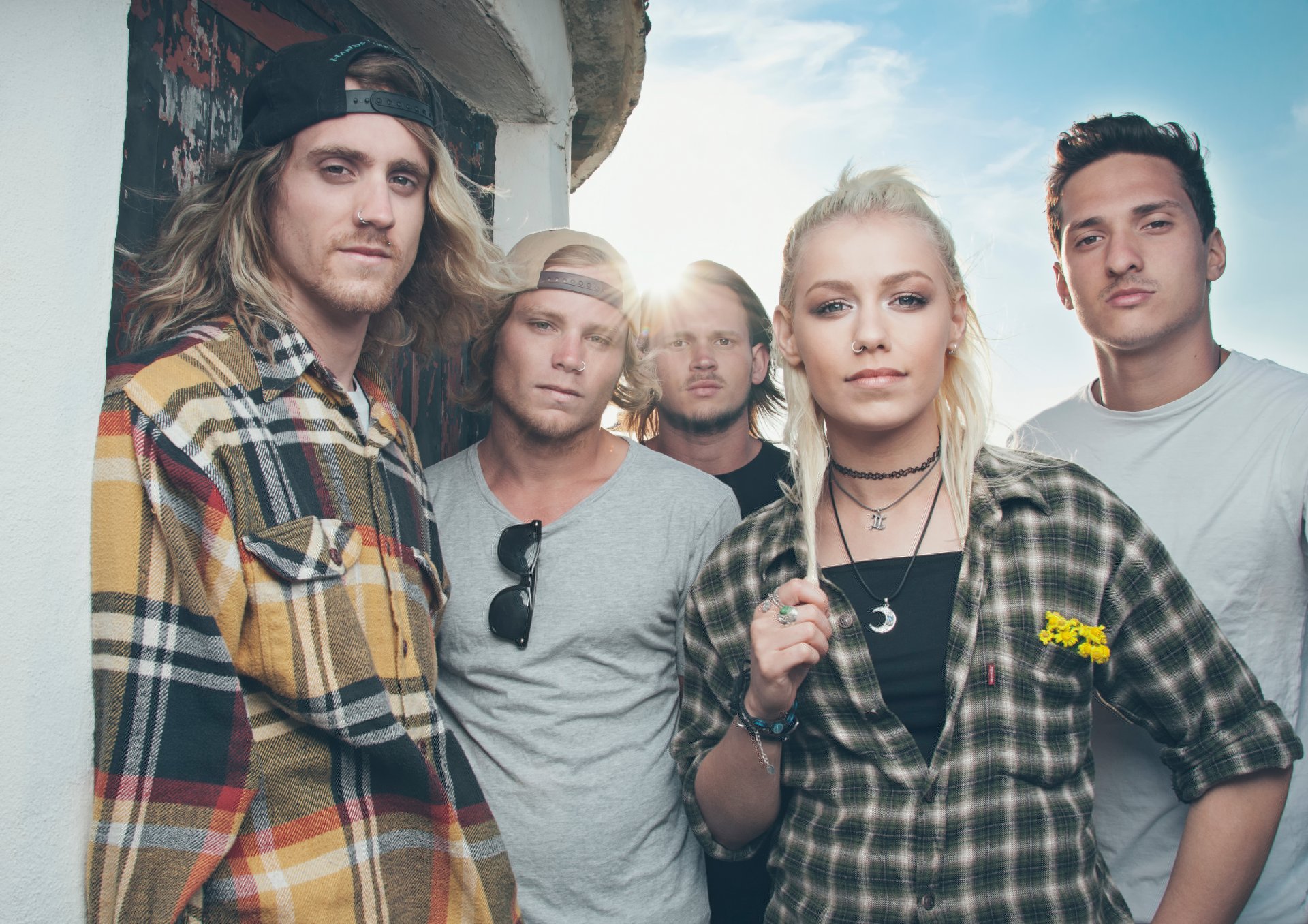 heute am leben australische band pop-punk jenna mcdougall jake hardy cam adler matt am besten whakaio