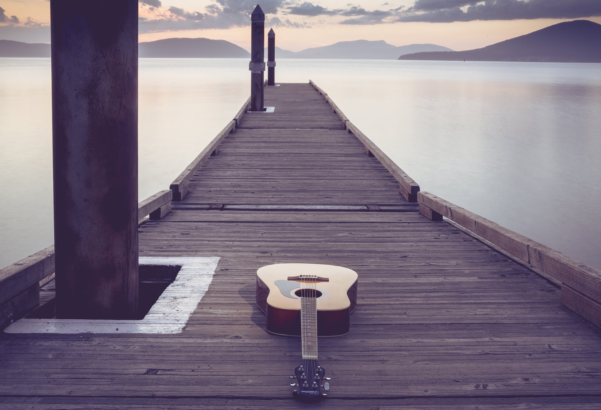 guitarra puente música