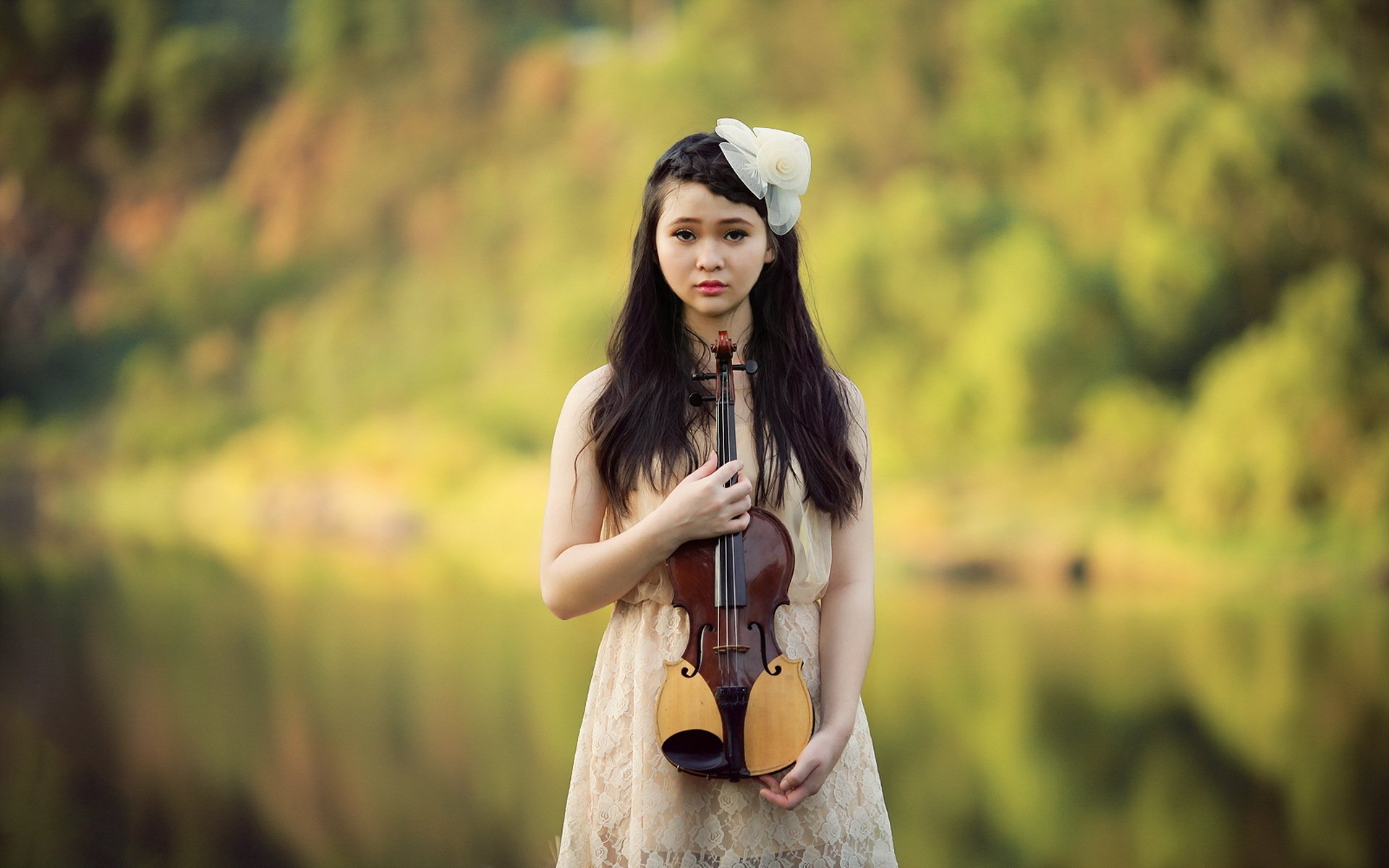 ragazza violino musica