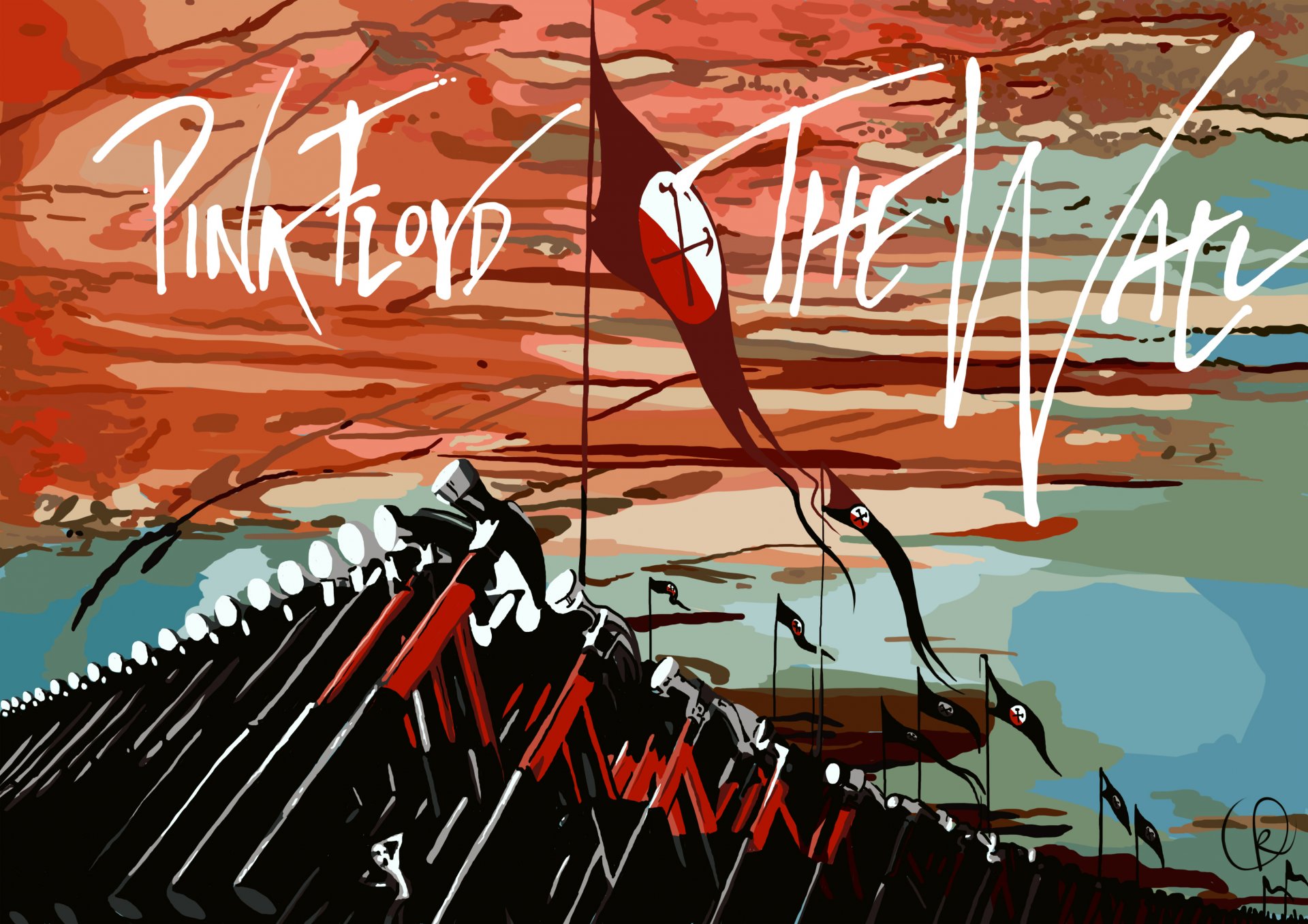 pink floyd the wall hammer pink wall