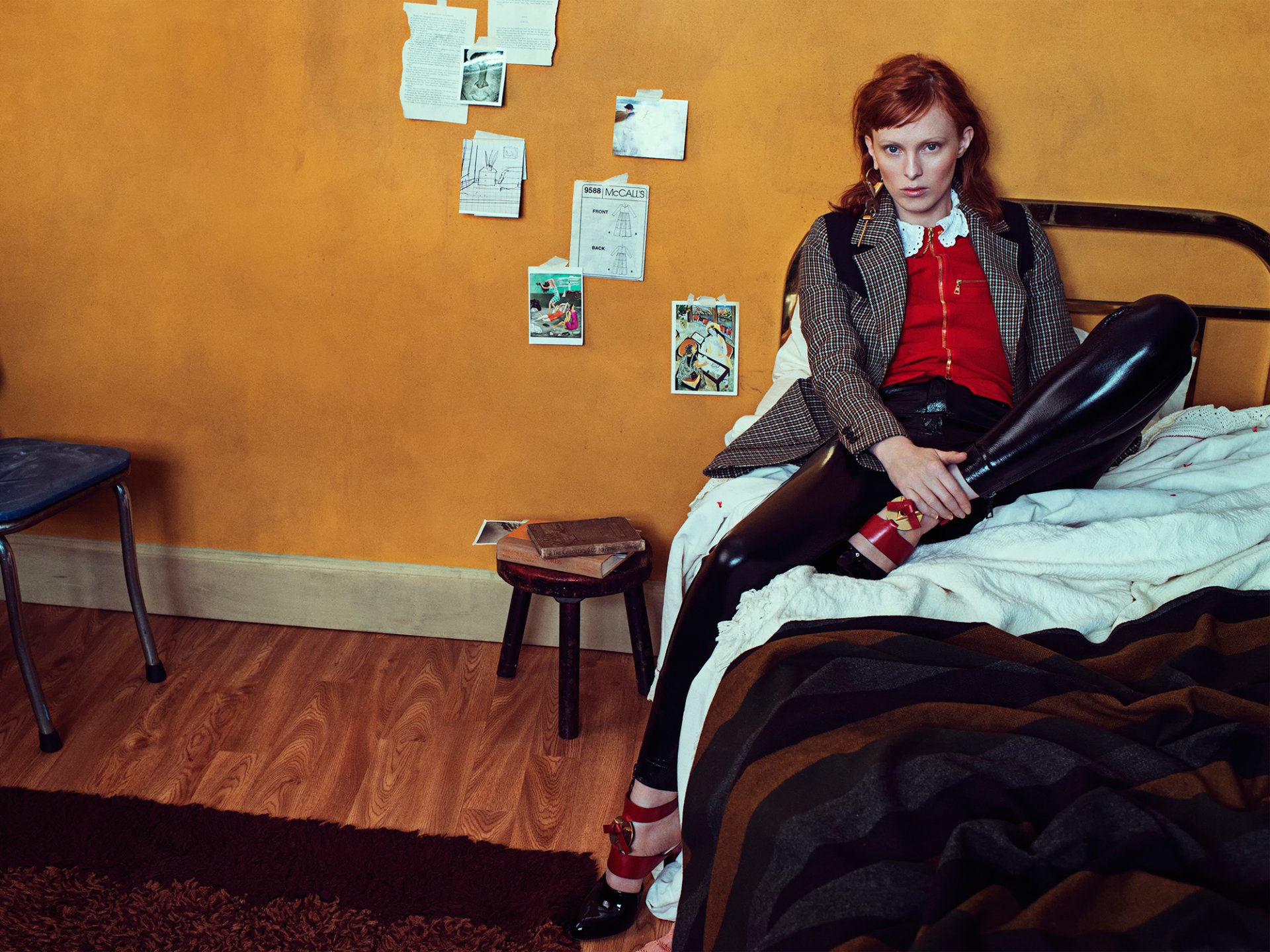 karen elson britische sängerin songwriterin fotoshooting mode