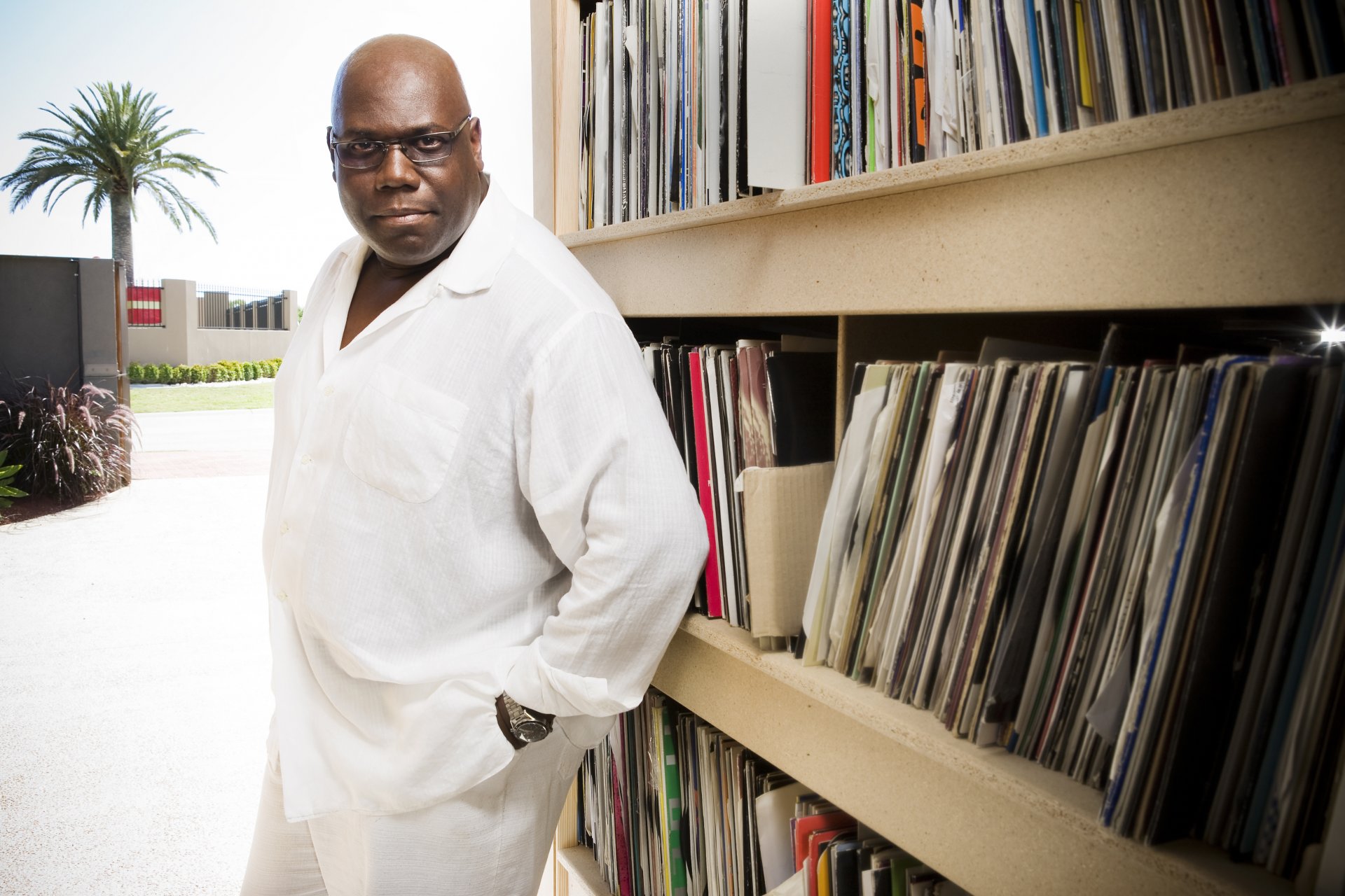 carl cox disc jockey dj music vinyls wall