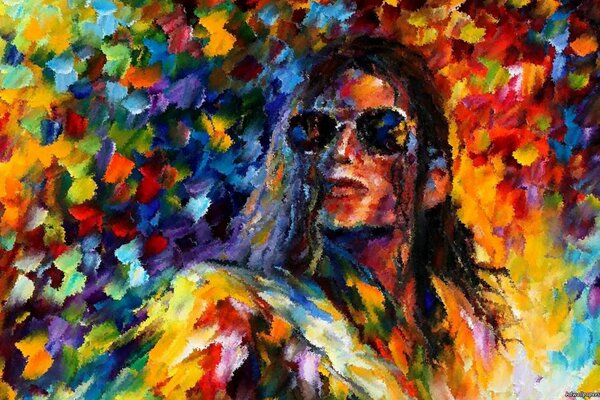 Painting with paints by Michael Jackson